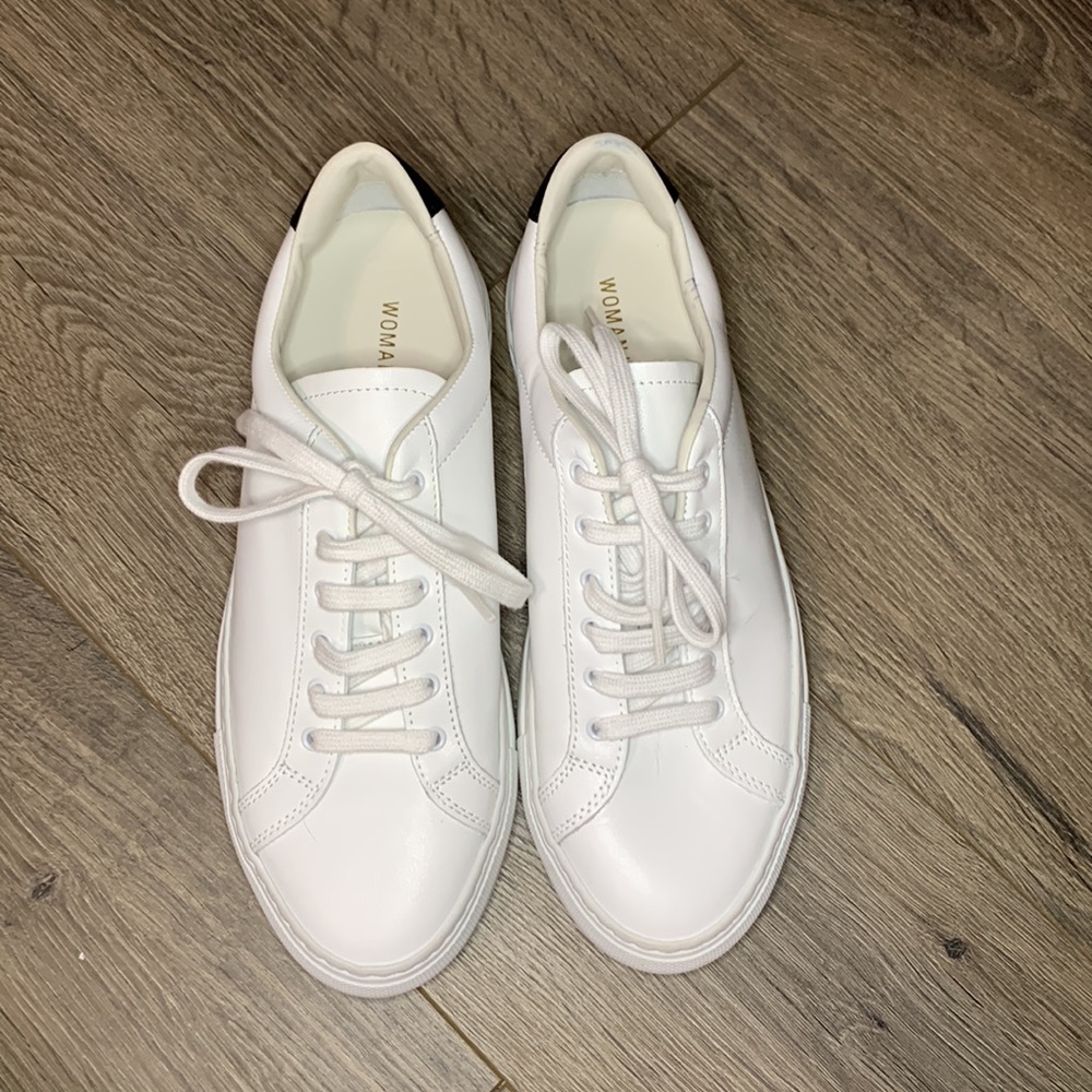 Common Projects White and Black Sneakers - Picture 4 of 10